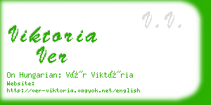 viktoria ver business card